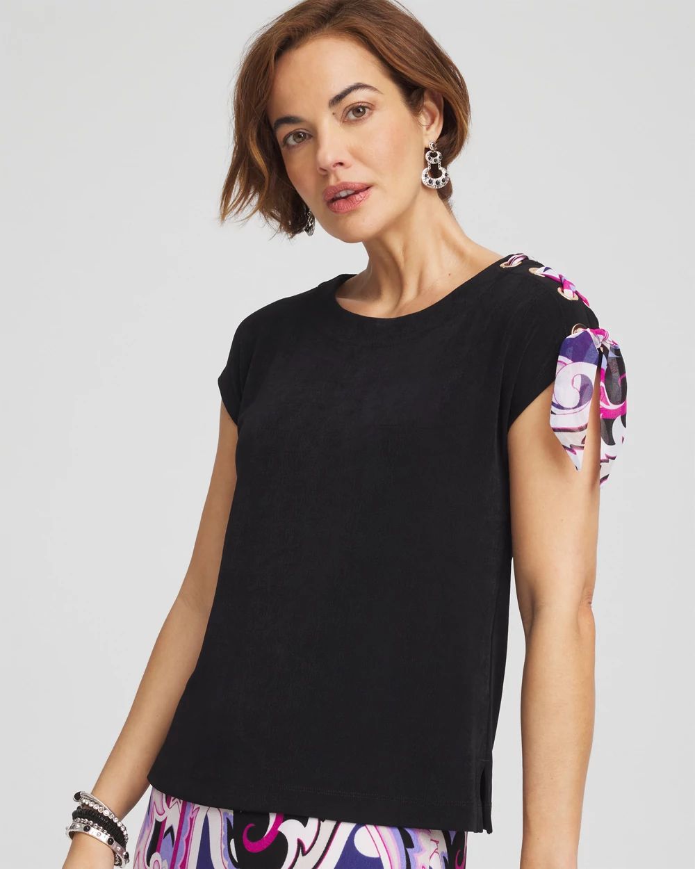 Travelers™ Shoulder Scarf Top | Chico's